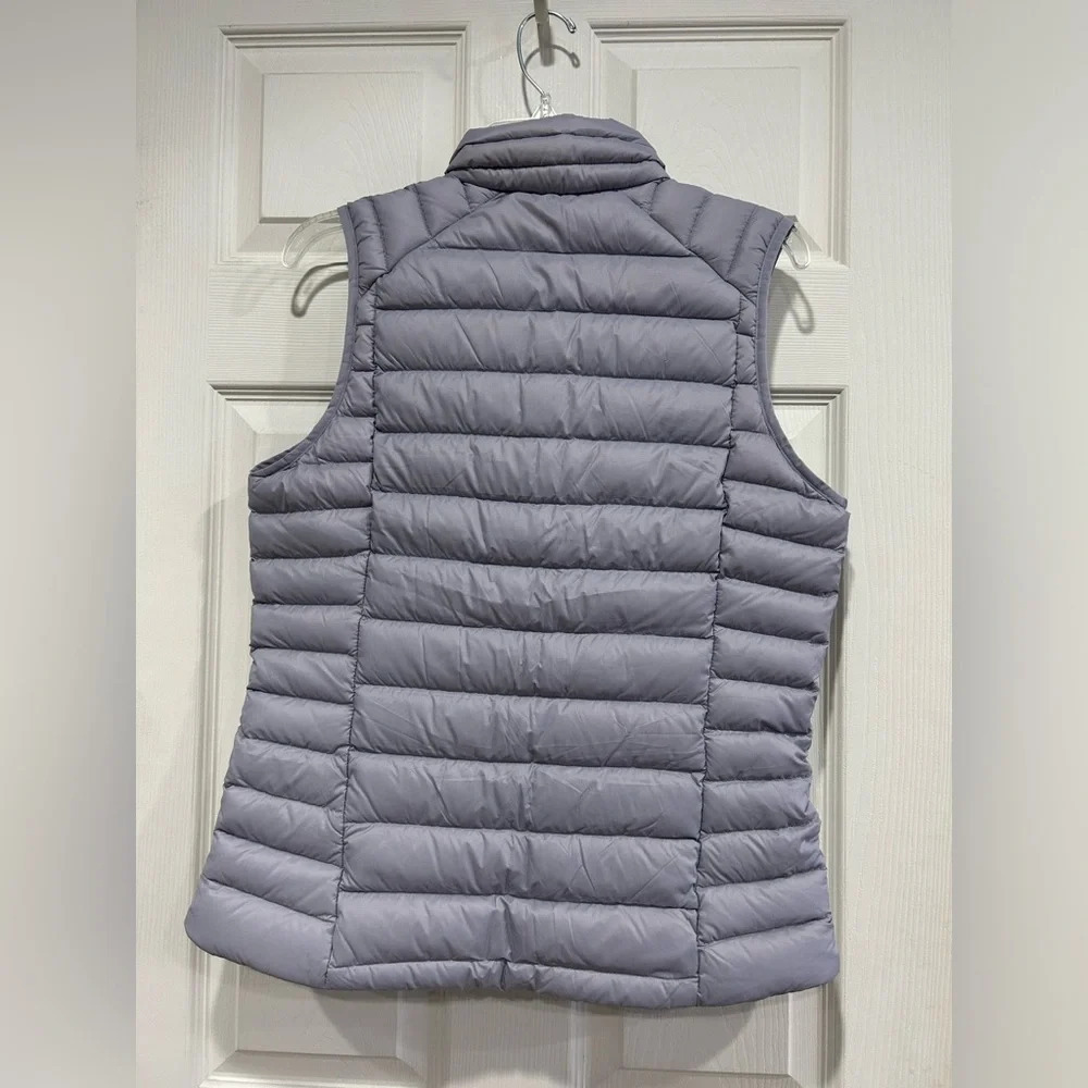 Patagonia Women's XXL Down Sweater Vest Puffer Puff Herring Grey Purple NWT - Picture 3 of 6